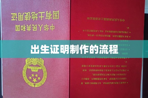冈山出生证明制作的流程
