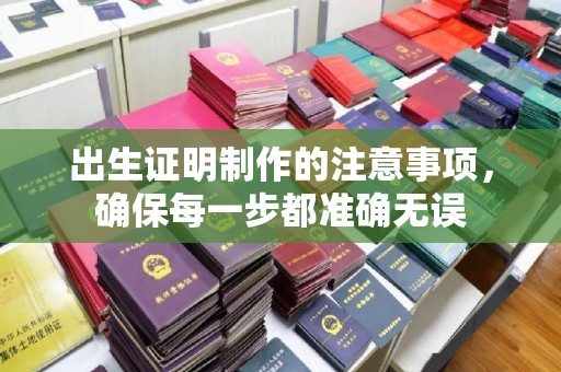 冈山出生证明制作的注意事项，确保每一步都准确无误